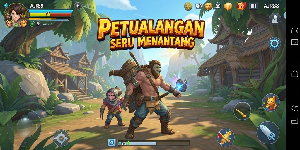 Tampilan gameplay AJR88 yang menawan dan menarik.