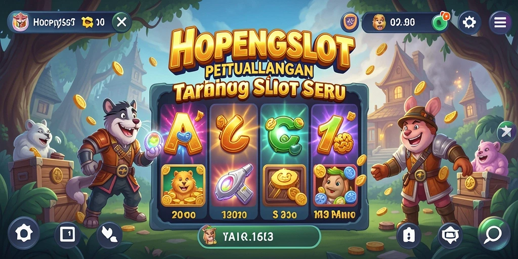 Tampilan gameplay HOPENGSLOT yang seru dan mendebarkan.