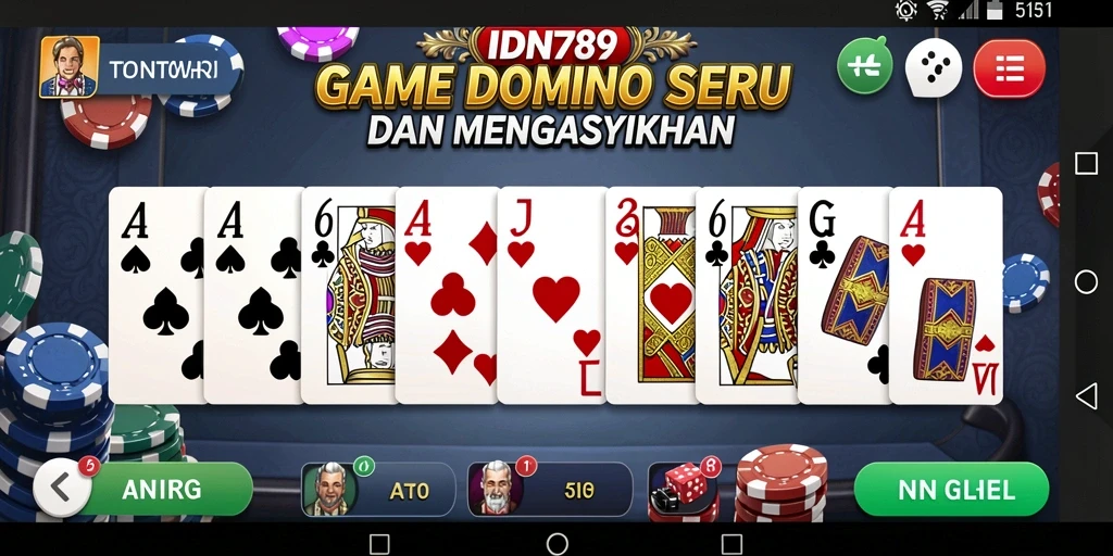 Tampilkan gameplay Domino yang seru di IDN789.