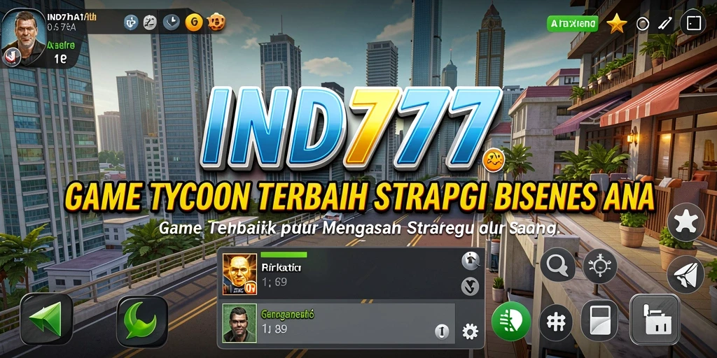 Tampilan gameplay IND777 yang menarik dan penuh strategi bisnis.