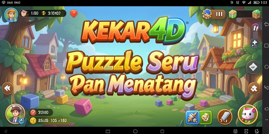 Screenshot gameplay menampilkan tantangan puzzle yang seru.