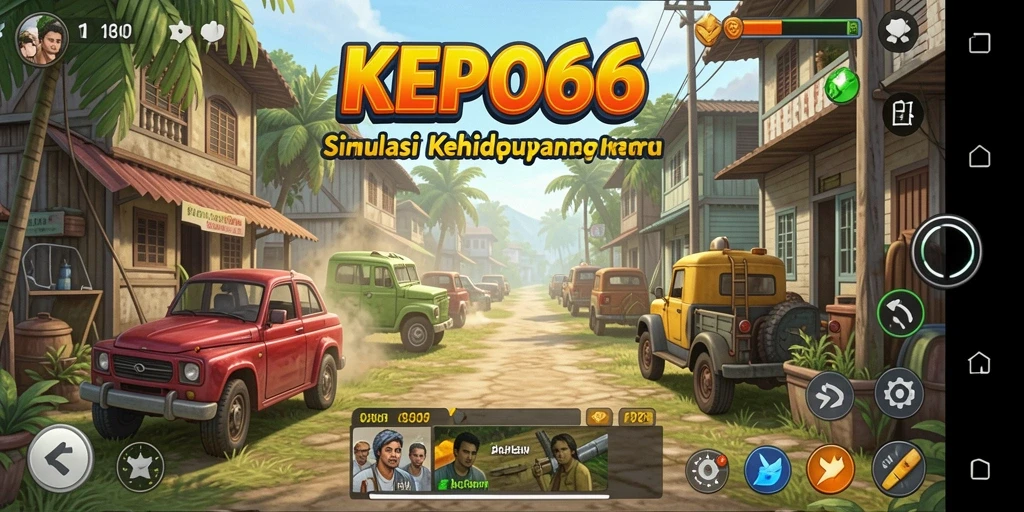 Screenshot KEPO66 menampilkan grafis gameplay simulasi yang menarik.