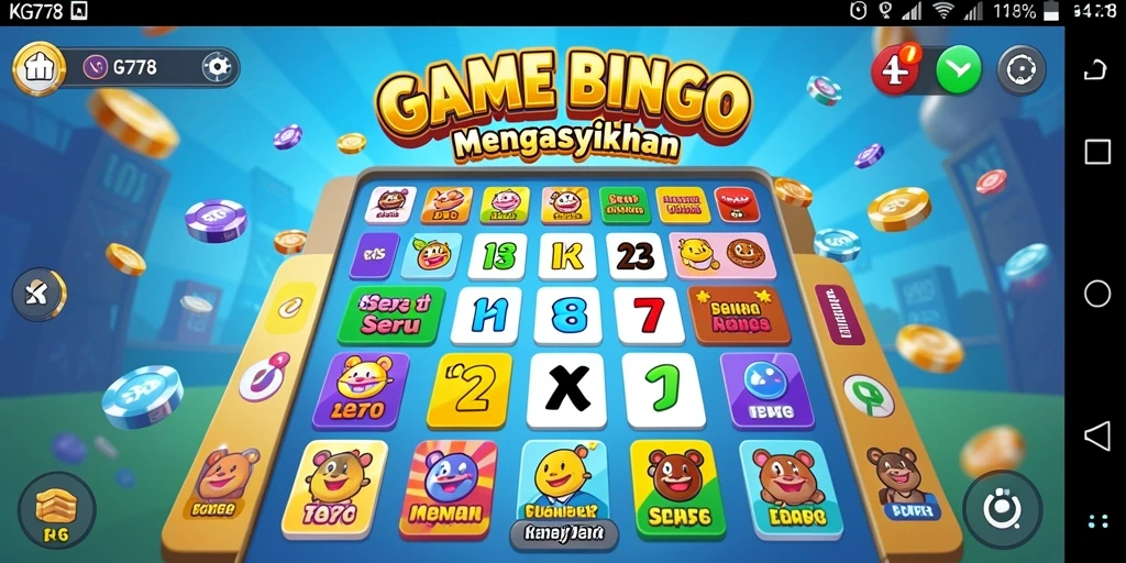 Screenshot gameplay KG778 yang menunjukkan keseruan permainan Bingo.