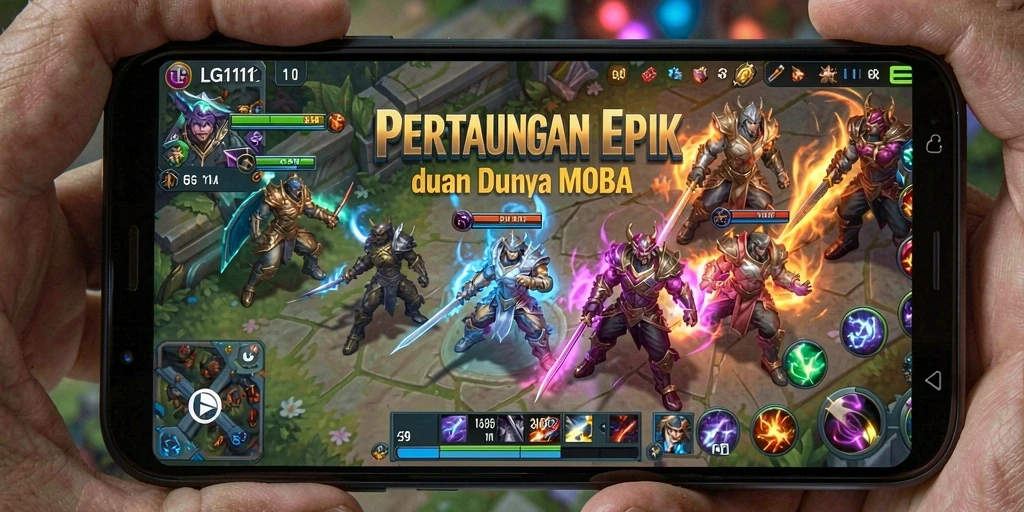 Gameplay seru LG111 dengan strategi tim yang mendebarkan.