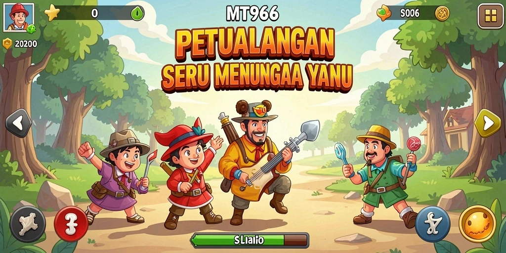 Gameplay seru dari petualangan MT966 yang mendebarkan.