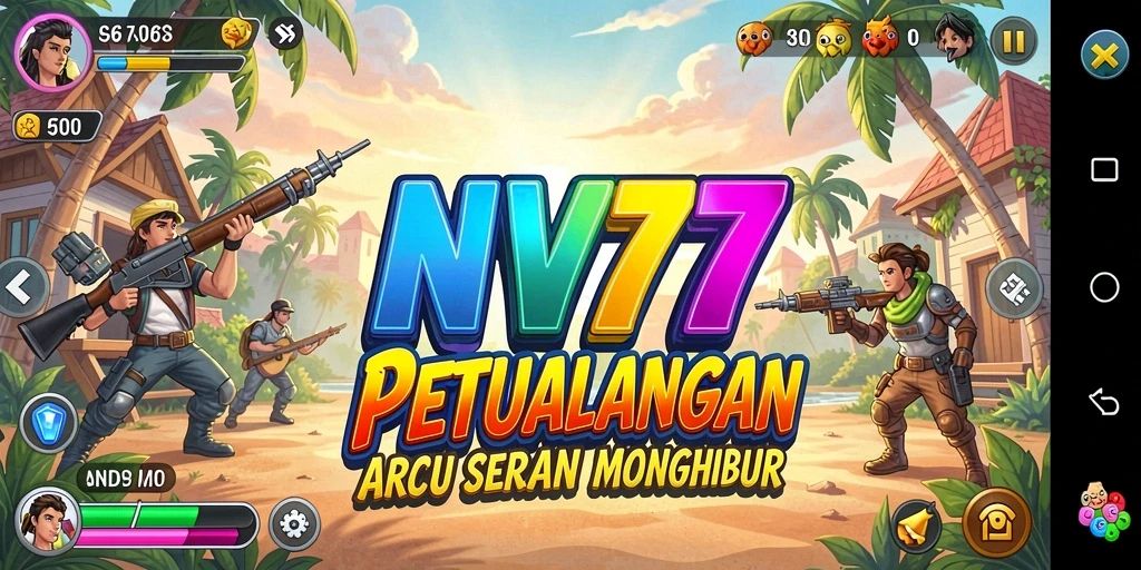 Tampilan seru gameplay NV77 yang penuh aksi dan tantangan.