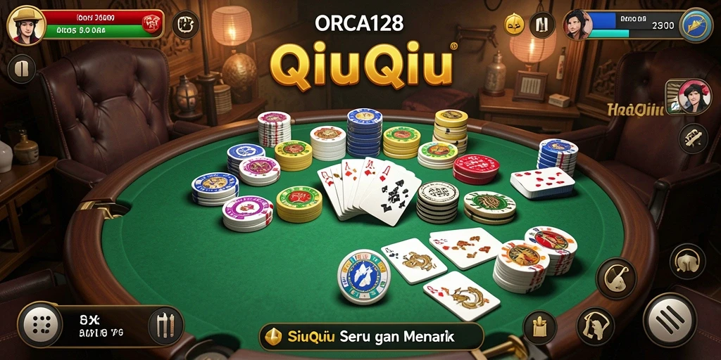 Screenshot gameplay QiuQiu ORCA128 yang seru dan menantang.