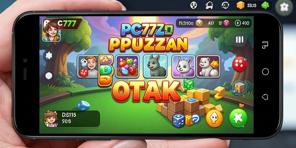 Screenshot gameplay PC777 menampilkan keasyikan menyelesaikan puzzle.