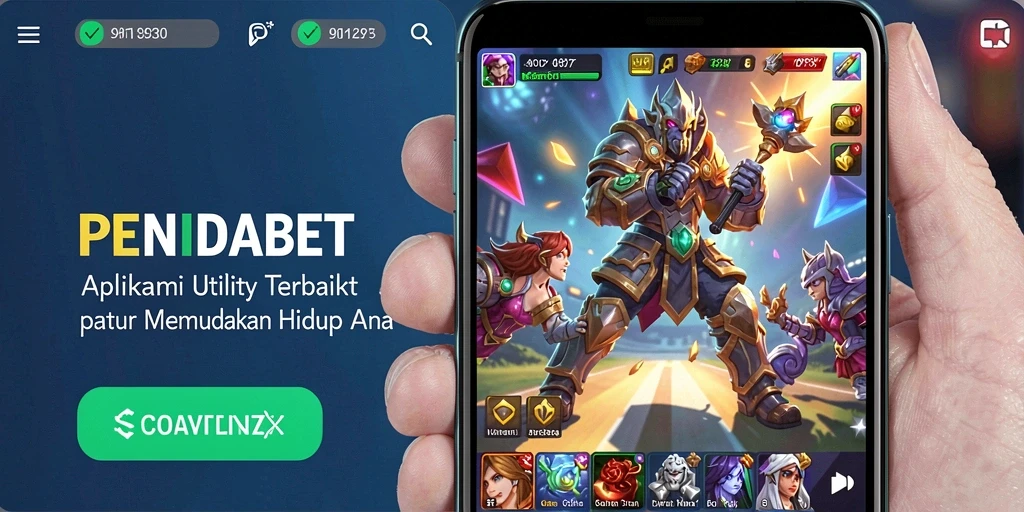Screenshot utama PENIDABET menampilkan antarmuka pengguna yang intuitif dan fungsional.