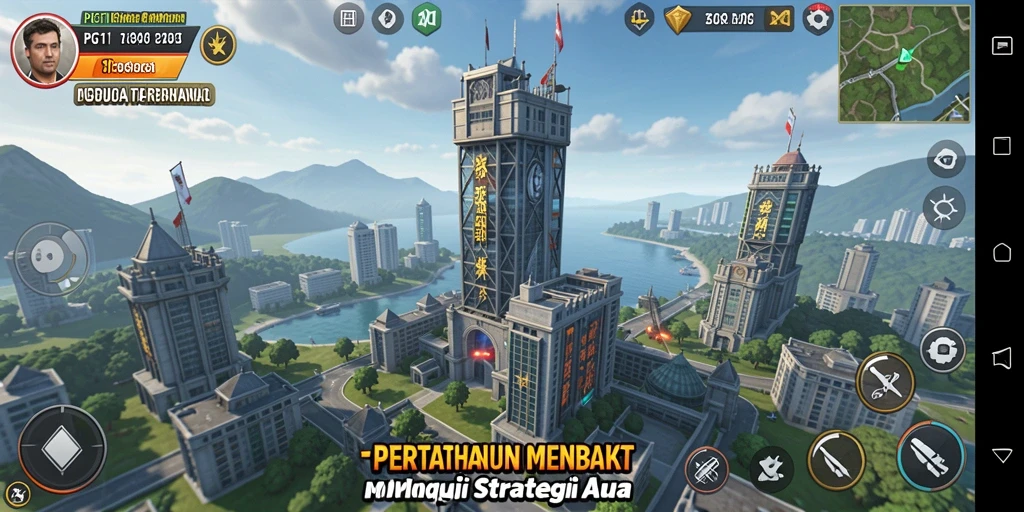 Tangkapan layar PG11 menampilkan aksi intens dalam Tower Defense.
