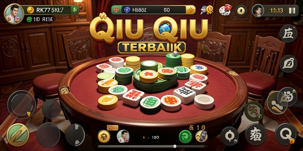 Tampilan gameplay QiuQiu yang mengasyikkan di RK77.