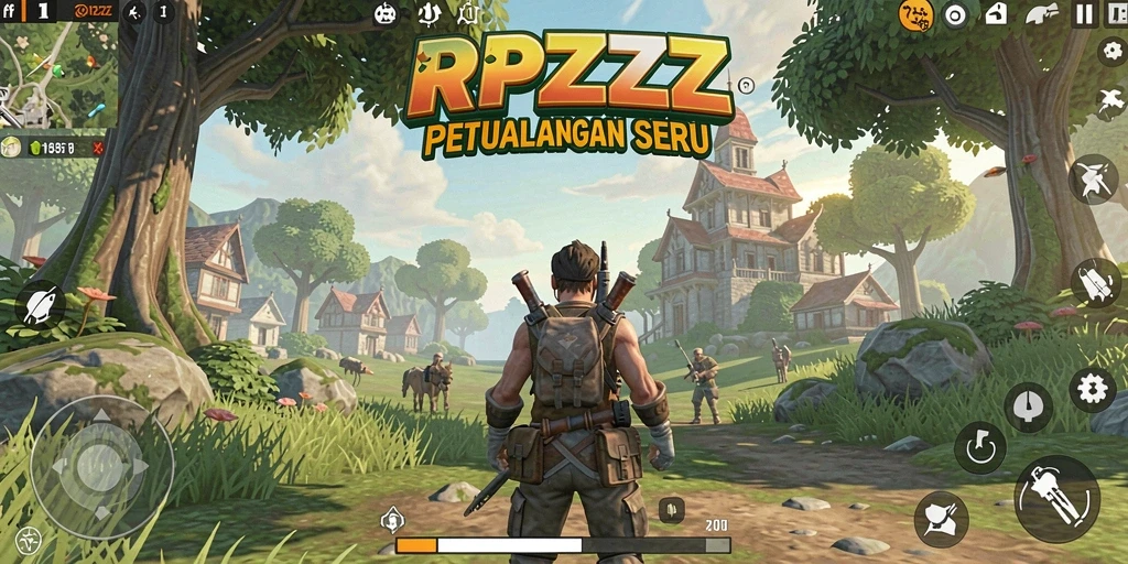 Tampilan gameplay RPZZZ yang menawan dan penuh petualangan.