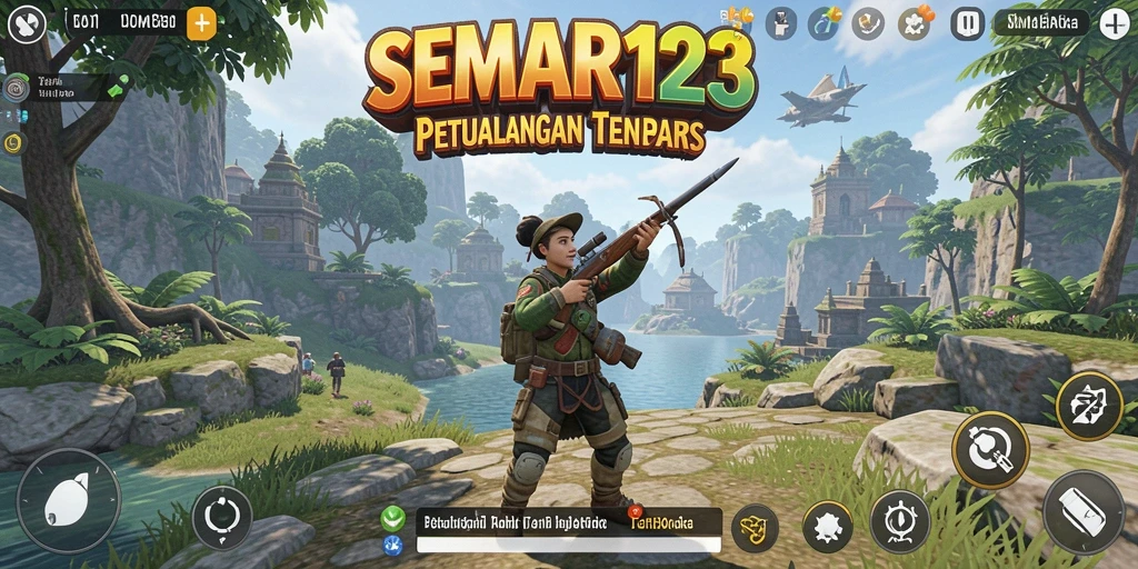 Tampilan gameplay SEMAR123 yang menakjubkan dan imersif di dunia terbuka.