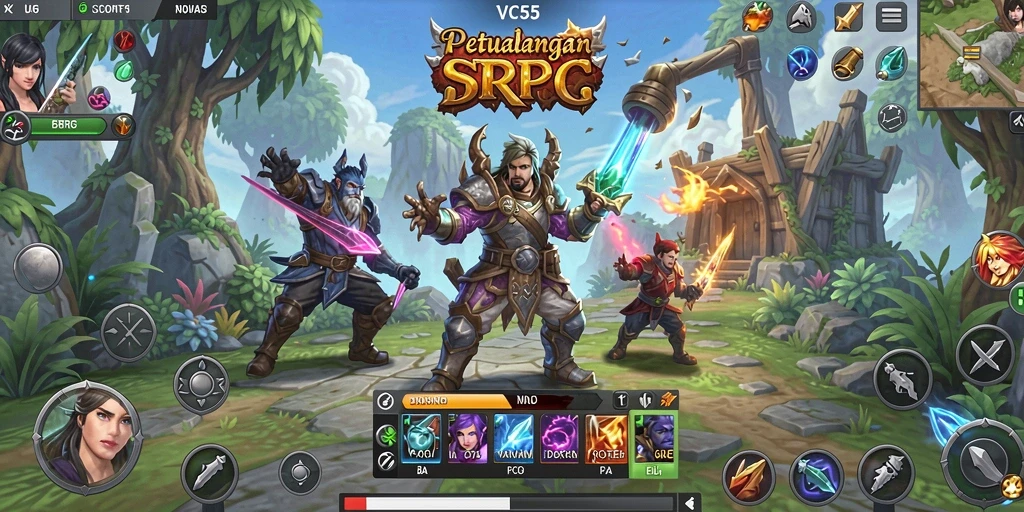 Tampilan gameplay memukau dari <strong>VC55</strong> dengan karakter dan lingkungan yang detail.