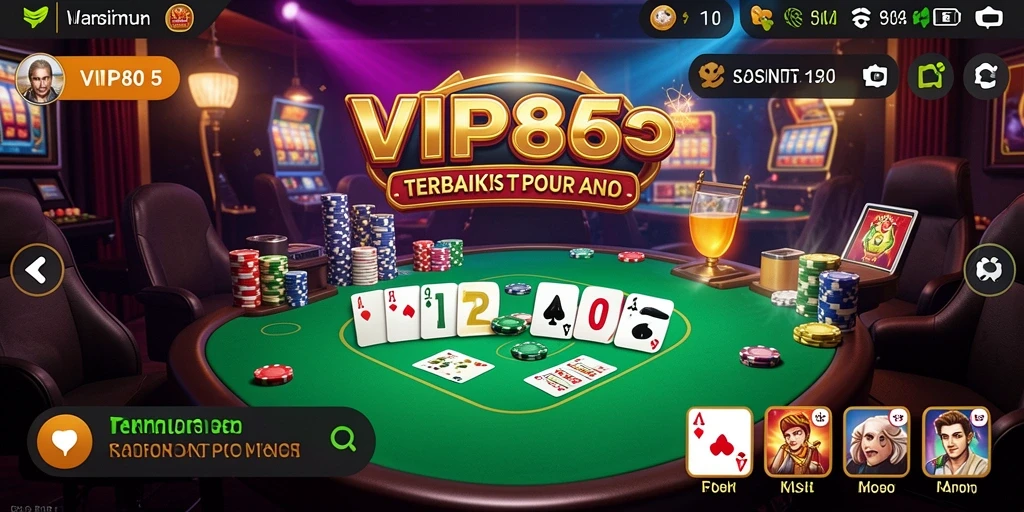 Tampilan gameplay yang menarik dan mendebarkan di VIP805.