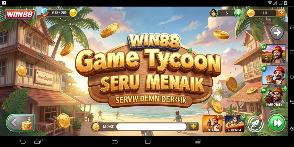 Tangkapan layar menunjukkan dinamika gameplay Tycoon yang menarik.