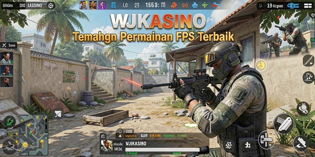 Tampilan gameplay intens dari WJKASINO di momen pertempuran.