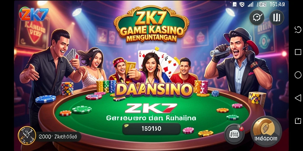 Tampilan gameplay menarik dari ZK7 yang penuh warna.